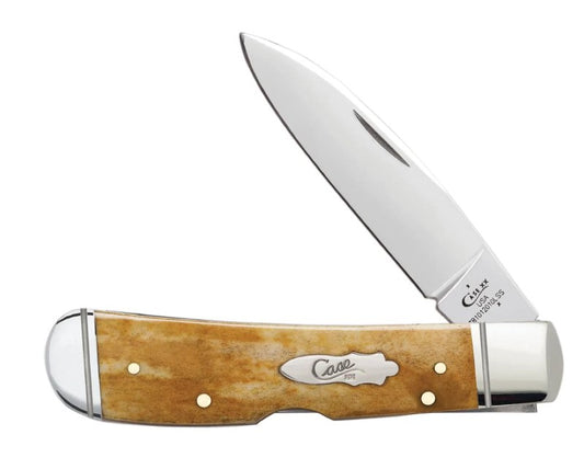 Case Knives Tribal Lock - Spear Point Blade / Tru-Sharp Stainless Steel / Antique Bone Handle 58190