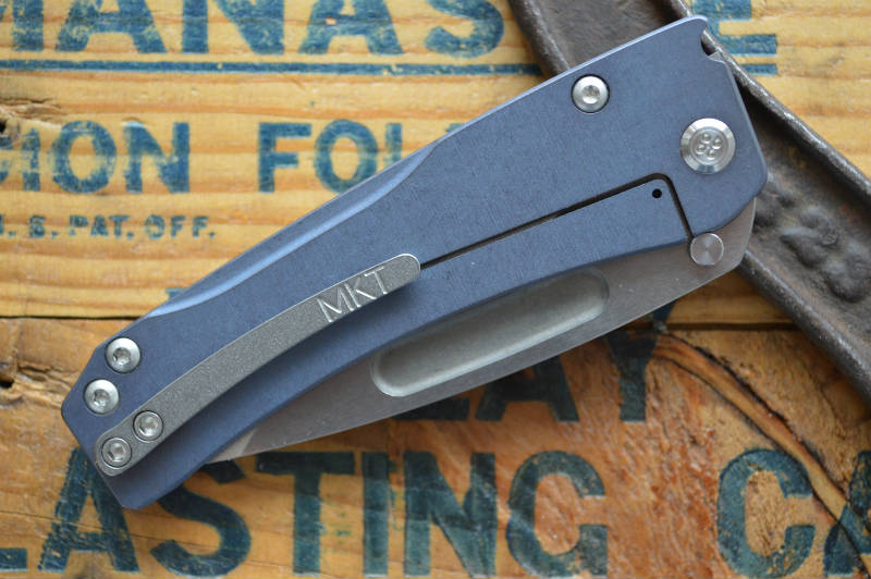 Medford Knife & Tool Slim Midi - Blue Anodized  - Manual Folder - Northwest Knives