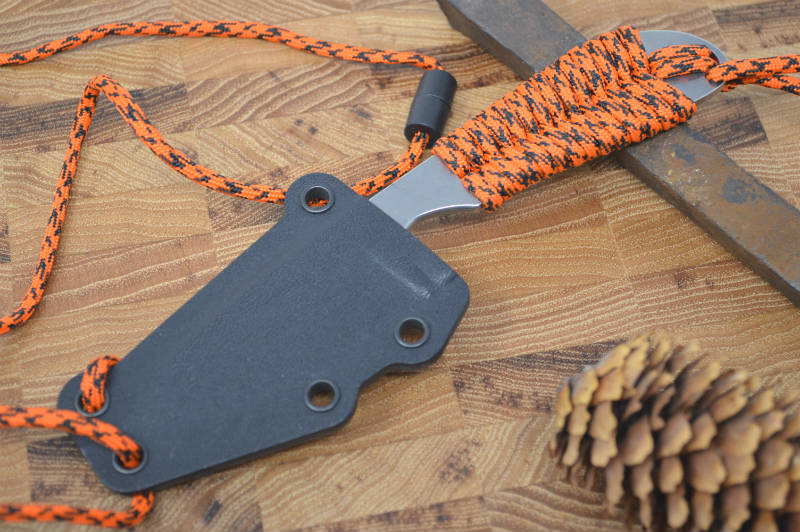 White River Knives Backpacker - Orange Paracord Wrap - Northwest Knives