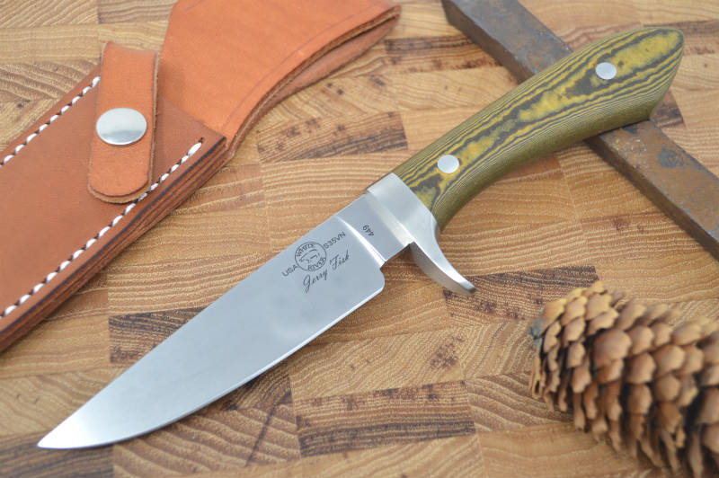 White River Knives Sendero Classic Hunter - Black & Maple Micarta Handle - Northwest Knives