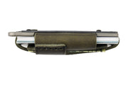 Trayvax Contour Wallet - Titanium Frame / Stealth Grey Leather CON-017 - Northwest Knives