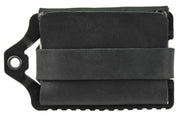 Trayvax Element Wallet - Black Stainless Steel Frame / Stealth Black Leather ESC-004 - Northwest Knives