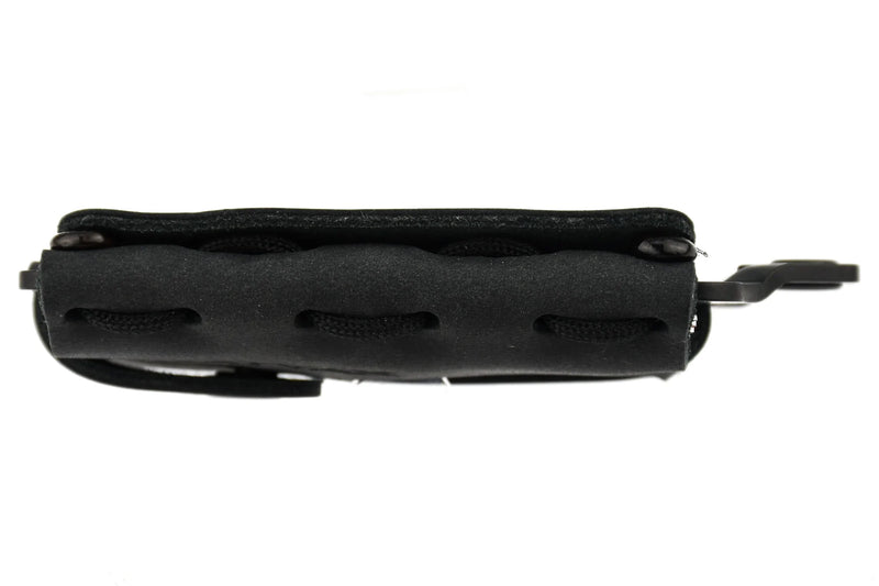 Trayvax Element Wallet - Black Stainless Steel Frame / Stealth Black Leather ESC-004 - Northwest Knives