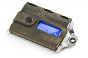 Trayvax Element Wallet - Raw Stainless Steel Frame / Steel Grey Leather ESS-006 - Northwest Knives