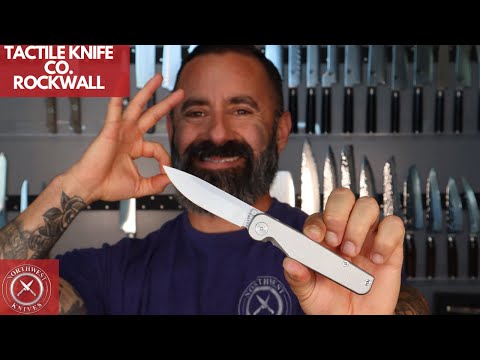 Tactile Turn Rockwall Thumbstud - Textured Titanium Handle / Magnacut –  Northwest Knives
