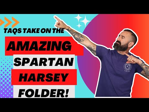 Spartan-Harsey Folder 3.25 Chad Nichols Damascus Bronze Ano