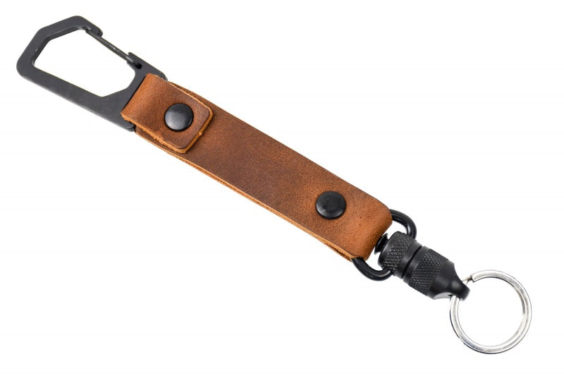 Trayvax Link With Tobacco Brown Leather | Northwest Knives