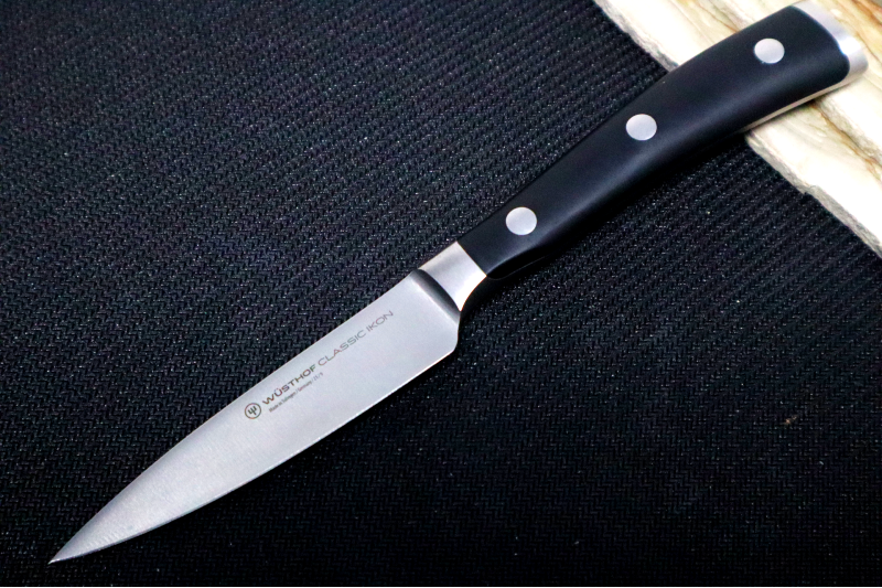 Wusthof Classic Ikon - 3.5" Paring Knife - Fully forged German stainless steel (X50 CrMoV 15) - Made in Solingen, Germany