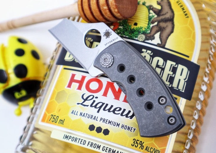 Spyderco McBee - Titanium Handle / Satin Blade - C236TIP - Northwest Knives